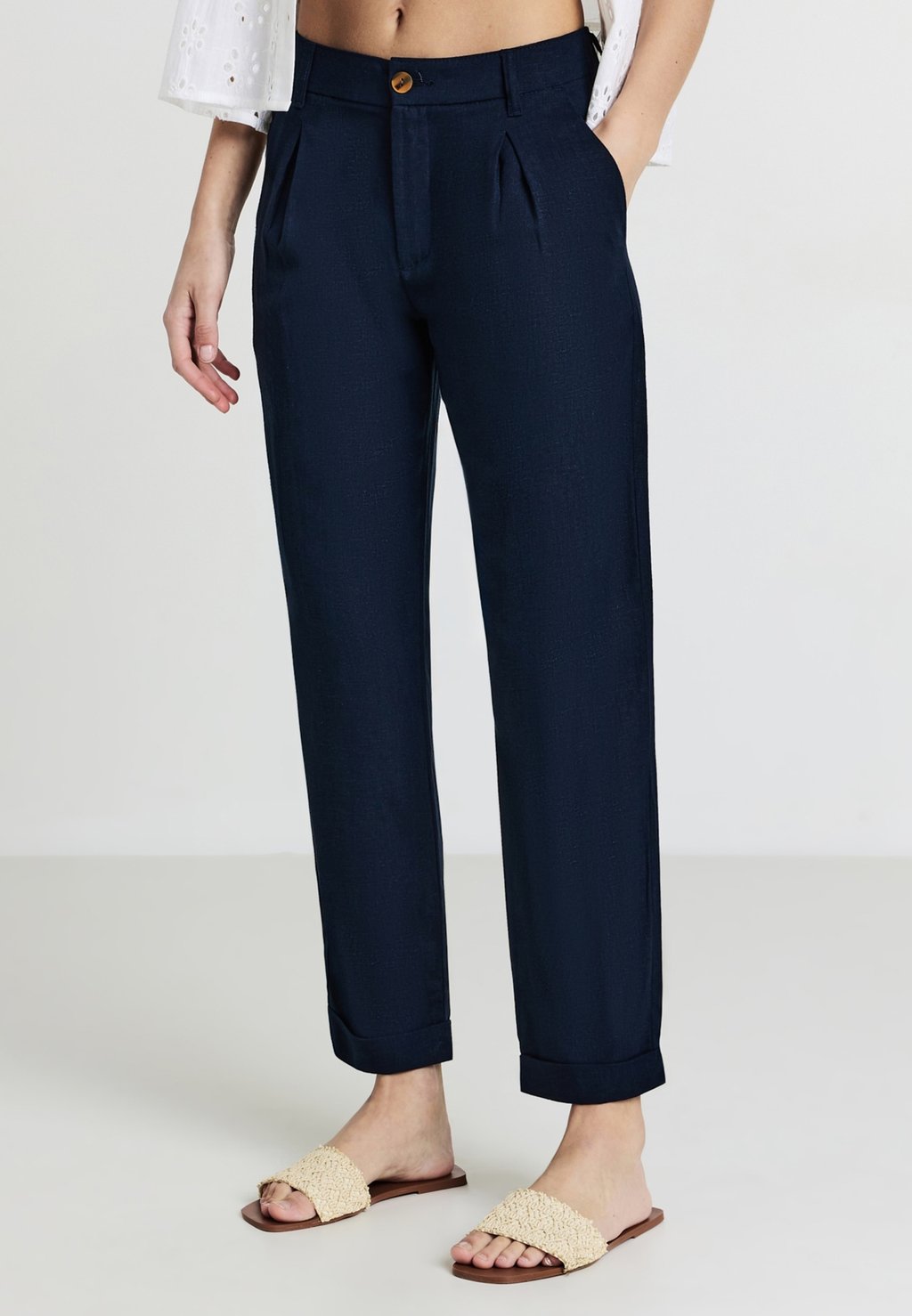 

Брюки TASCHE ALLA FRANCESE MISTO Calliope, темно-синий