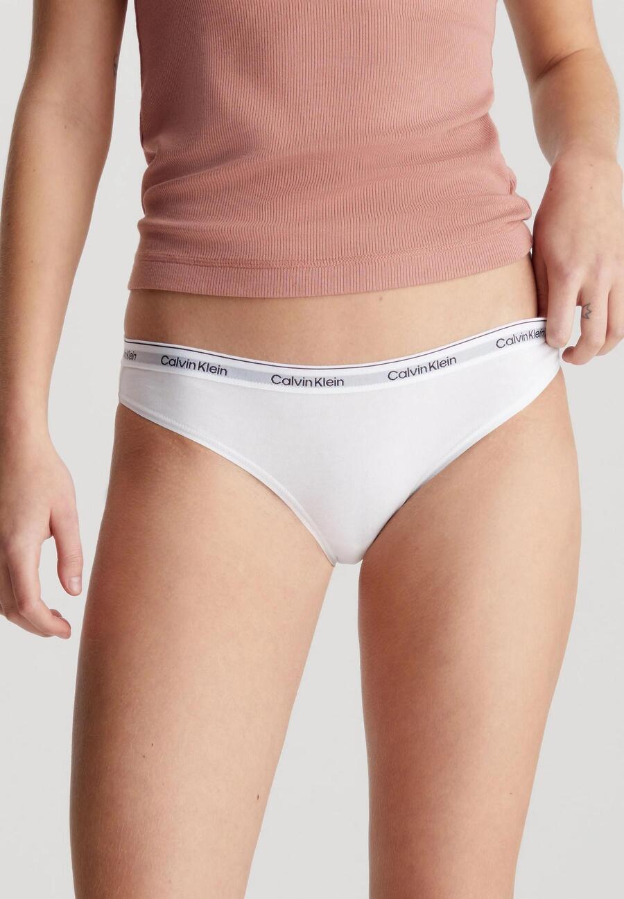

CALVIN KLEIN Женские трусы, 3 пары (низкая талия), белые
