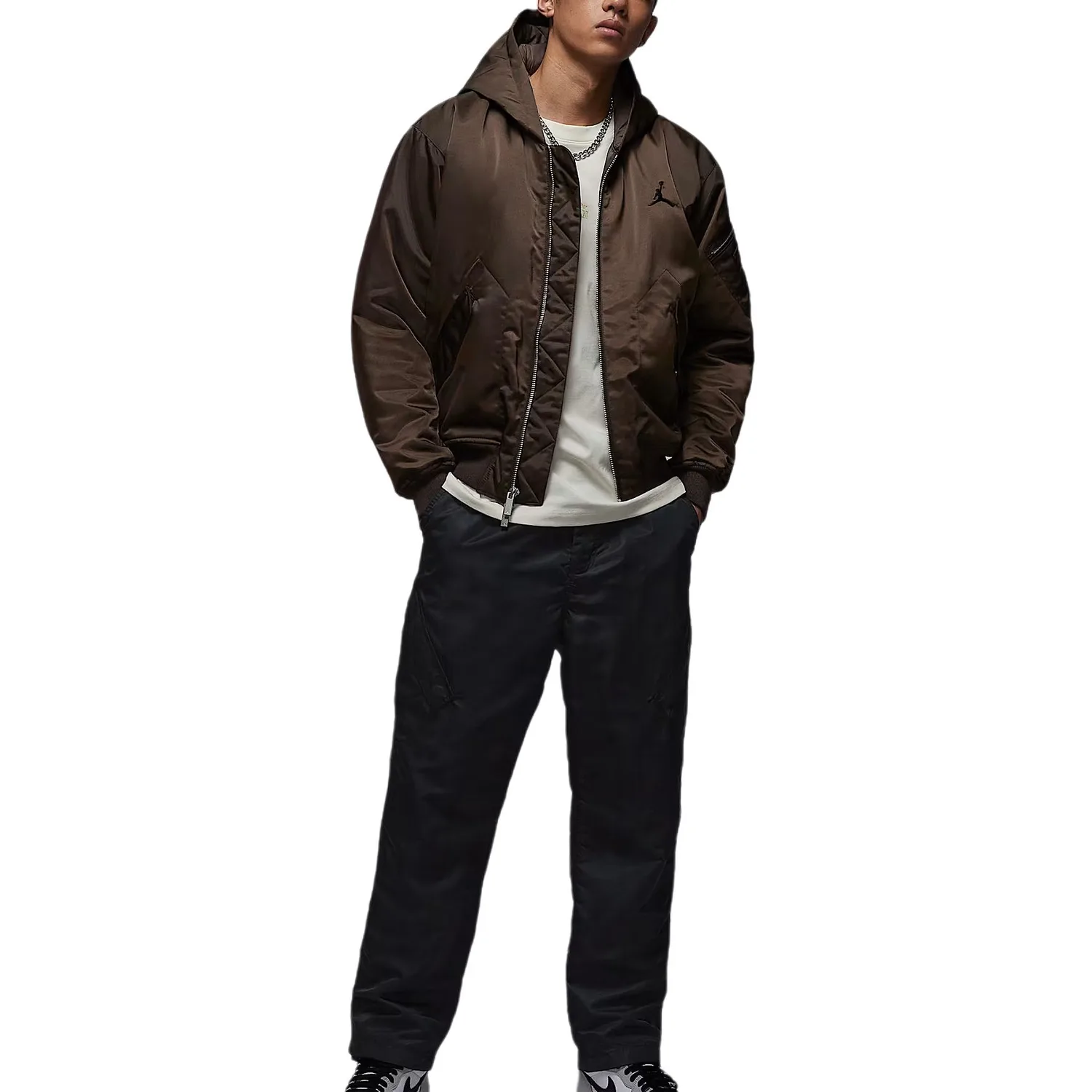Пуховик Flight для мужчин Jordan, Baroque Brown/Baroque Brown/Black — фото 3