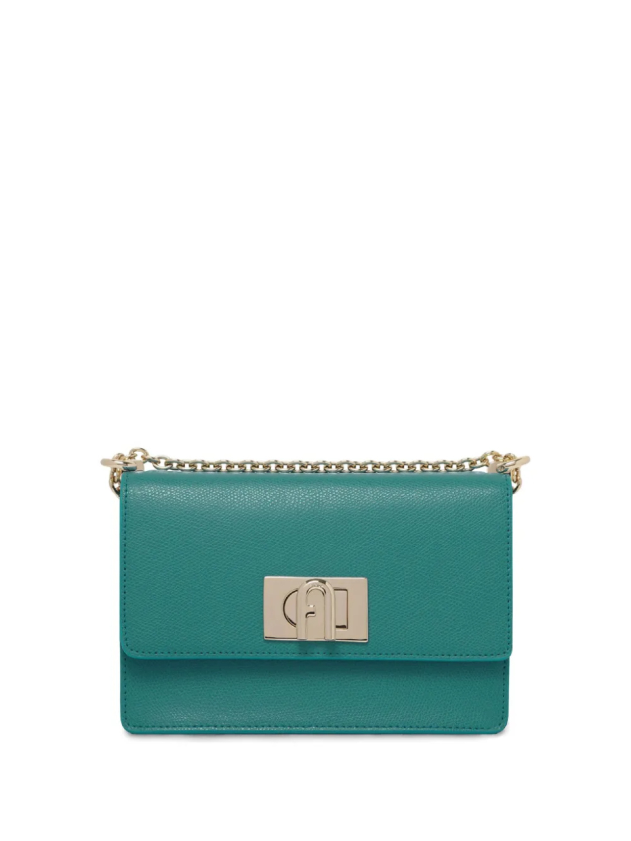 

Кожаная сумка через плечо Furla, синий