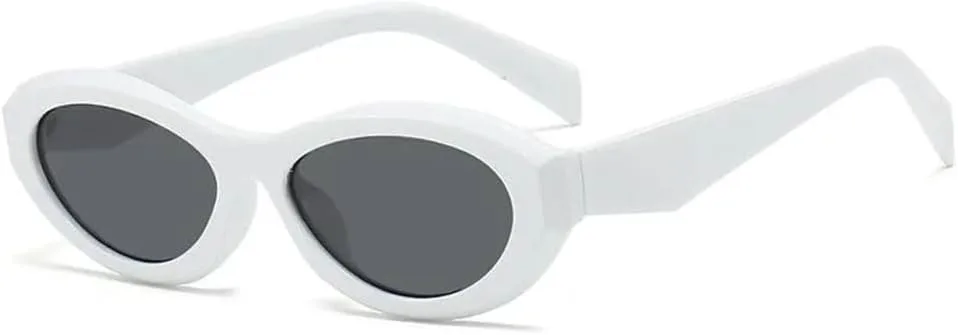 

Винтажные классические солнцезащитные очки MUTYNE «кошачий глаз» для женщин и мужчин, роскошные, модные, в маленькой оправе, конфетного цвета, White Black