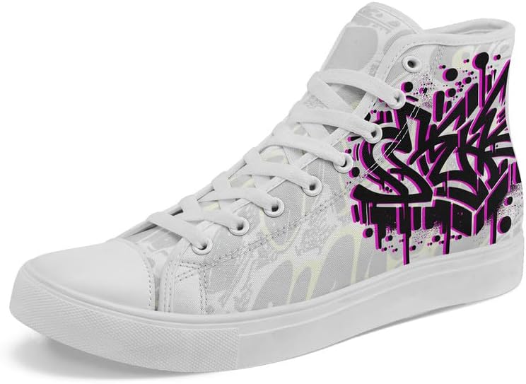 

Женские ультрафashion кеды на высокой подошве AWSOLE Yoga с принтом, унисекс, шнуровка, повседневная обувь для прогулок, тенниса и тренировок, фиолетовый