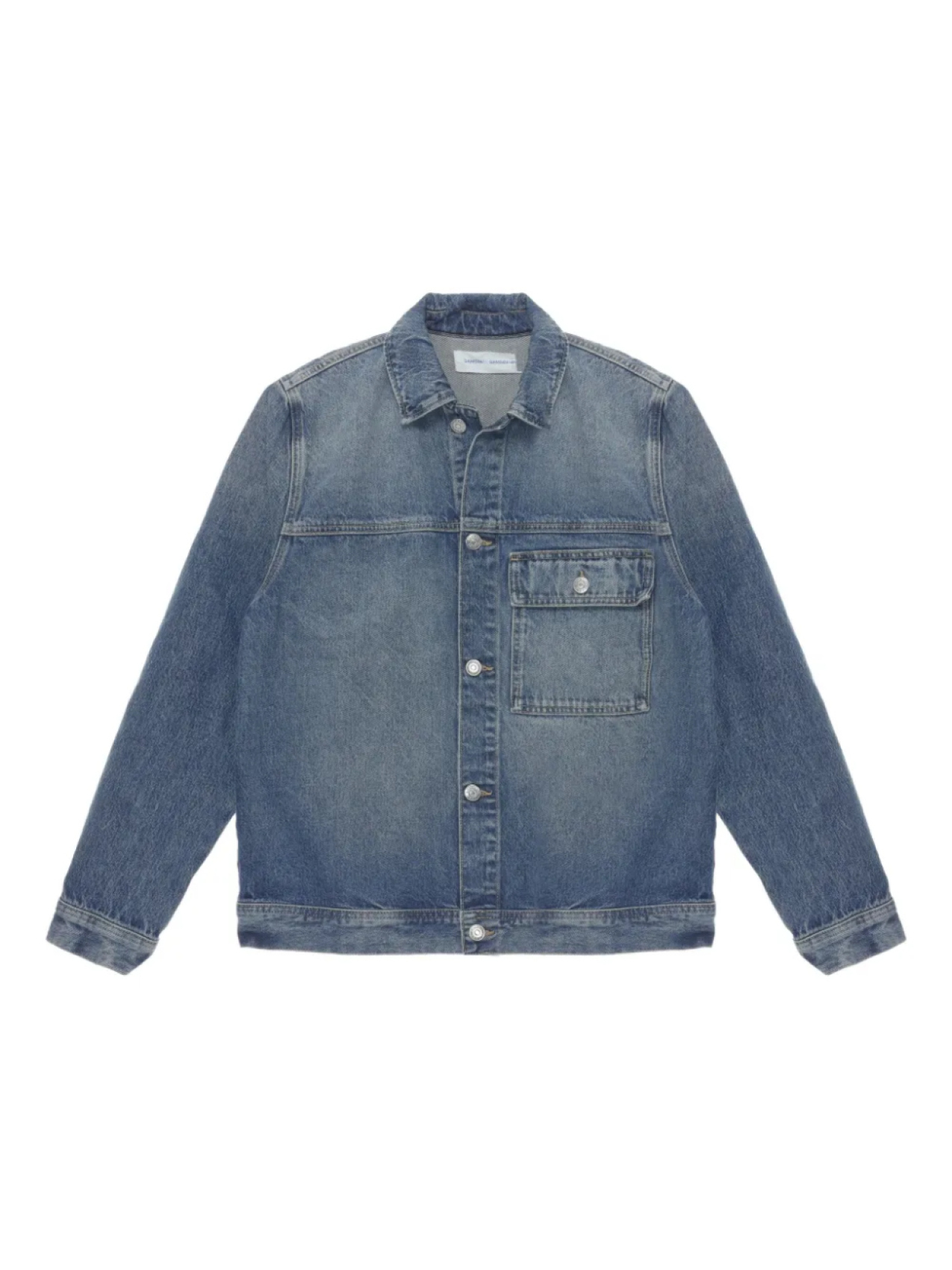 

SAMSOE SAMSOE куртка на пуговицах, синий