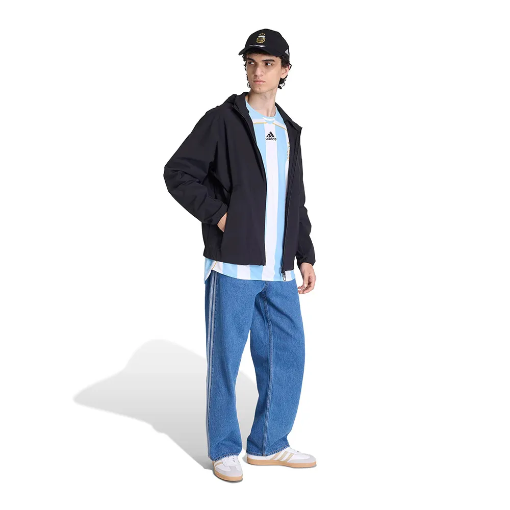 Джинсы adidas Originals Firebird Adicolor, синий — фото 4