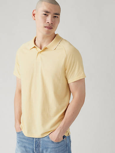 

Рубашка-поло Shoreline Tech Levi's, цвет Stripe Sunshine Heather - White