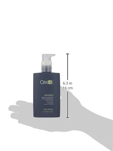 Organic Male OM4 Awaken: Очищающее и увлажняющее масло для тела, заряжающее энергией мышцы - Увлажняющее средство для ванны и ухода за телом для мужчин с витамином С. — фото 3