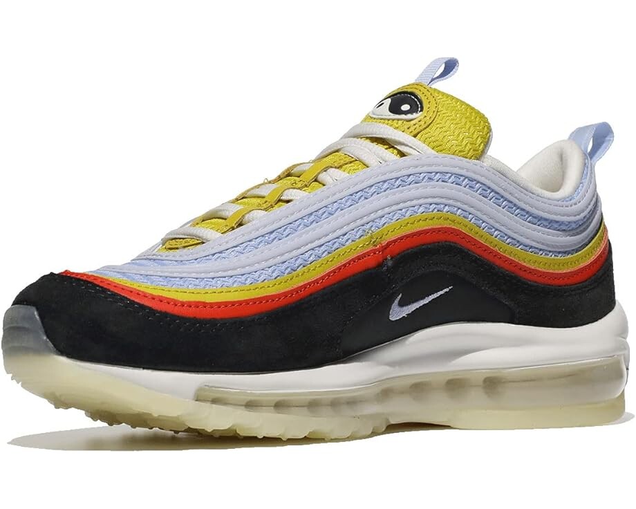 

Кроссовки Nike Air Max 97, цвет Off-Noir/Light Marine/Team Orange