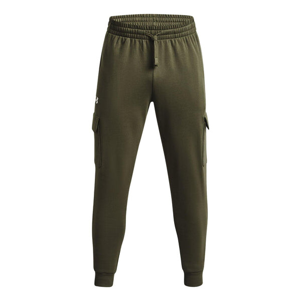 

Брюки rival fleece cargo joggers 'olive green' Under Armour, зеленый