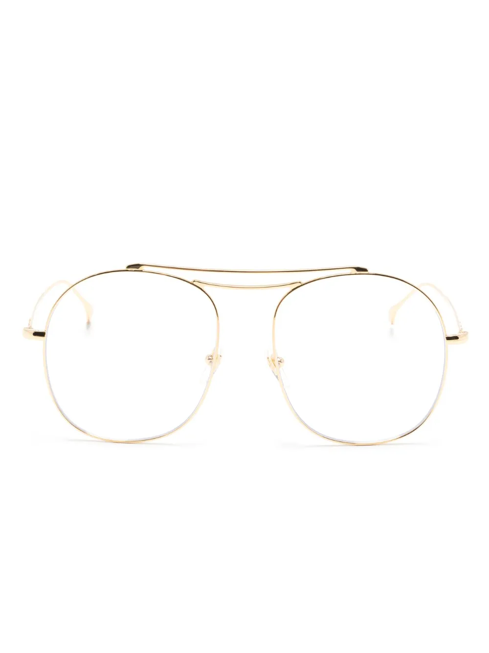 

Очки-пилоты с логотипом Gucci Eyewear, золотой