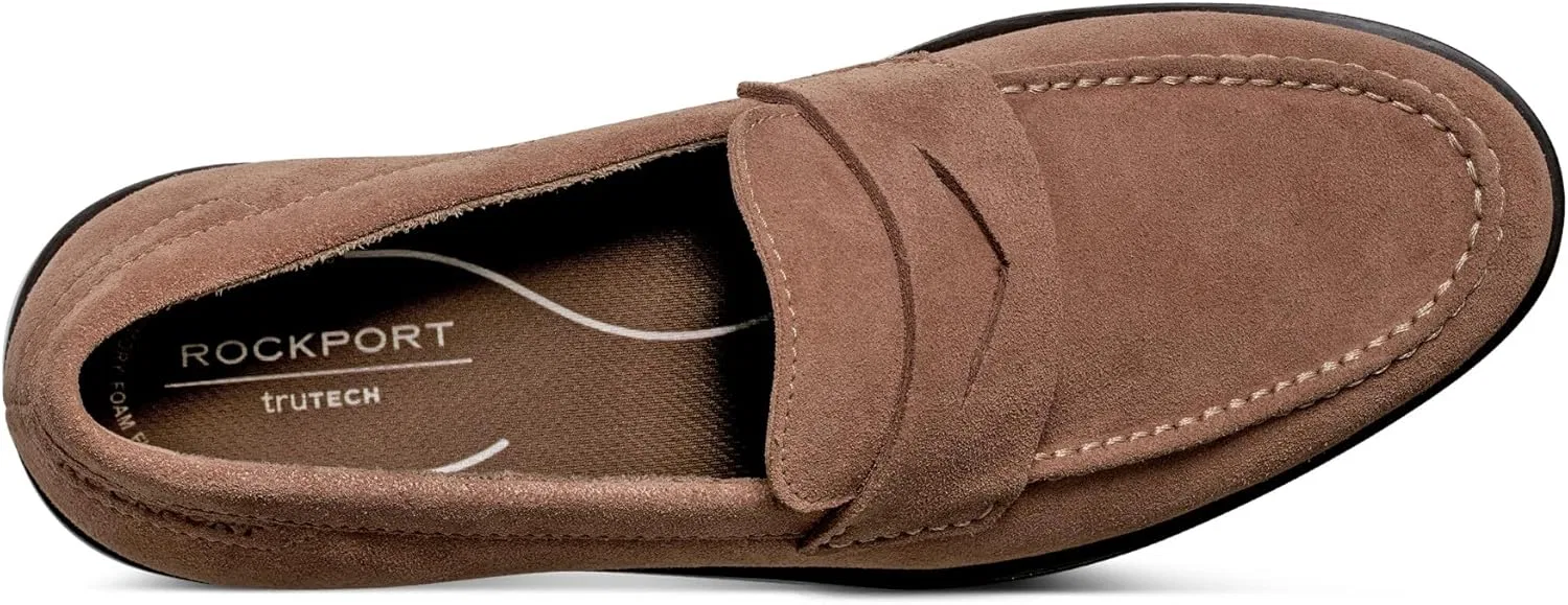 Мужские лоферы Rockport SuttonPenny, Taupe Suede — фото 4