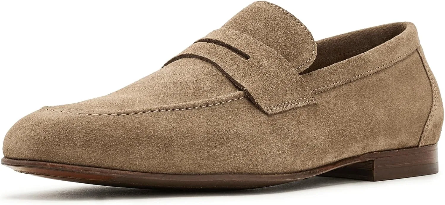 Лоферы из замши Johnston & Murphy, Taupe Suede