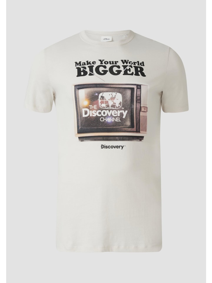 

Футболка в цвете 90D3_cream s.Oliver, Хаки, Футболка в цвете 90D3_cream s.Oliver