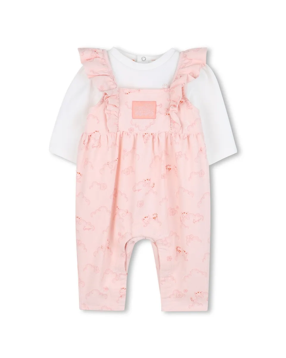 

Набор для новорожденного розового цвета из хлопка Kenzo Kids