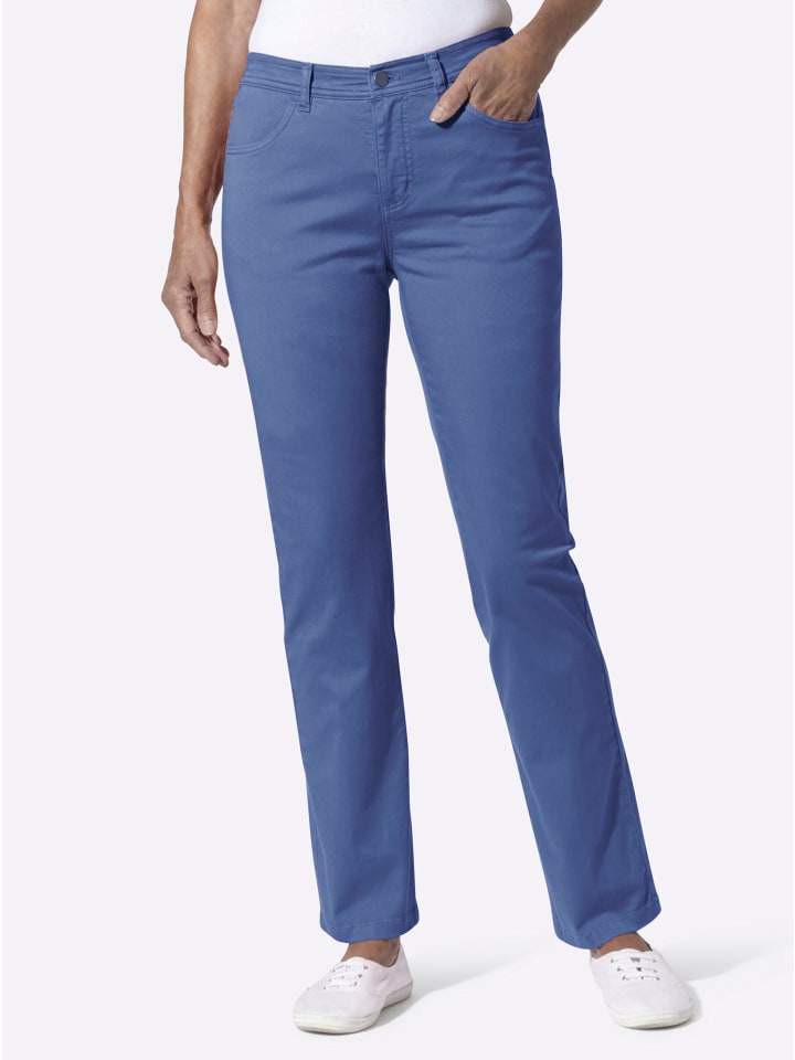 

Sieh an! Эластичные брюки джинсово-синего цвета