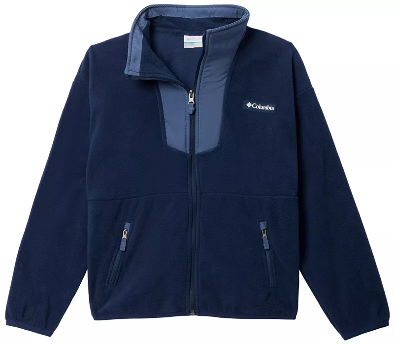 

Детская флисовая куртка с молнией во всю длину Columbia Sequoia Grove, цвет Collegiate Navy/Dark Mtn