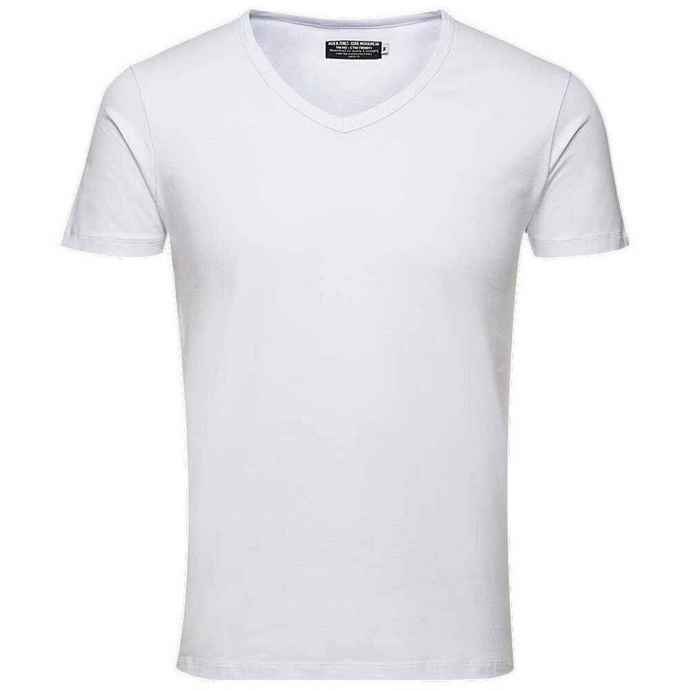 

Футболка с коротким рукавом Jack & Jones Basic V-Neck, белый