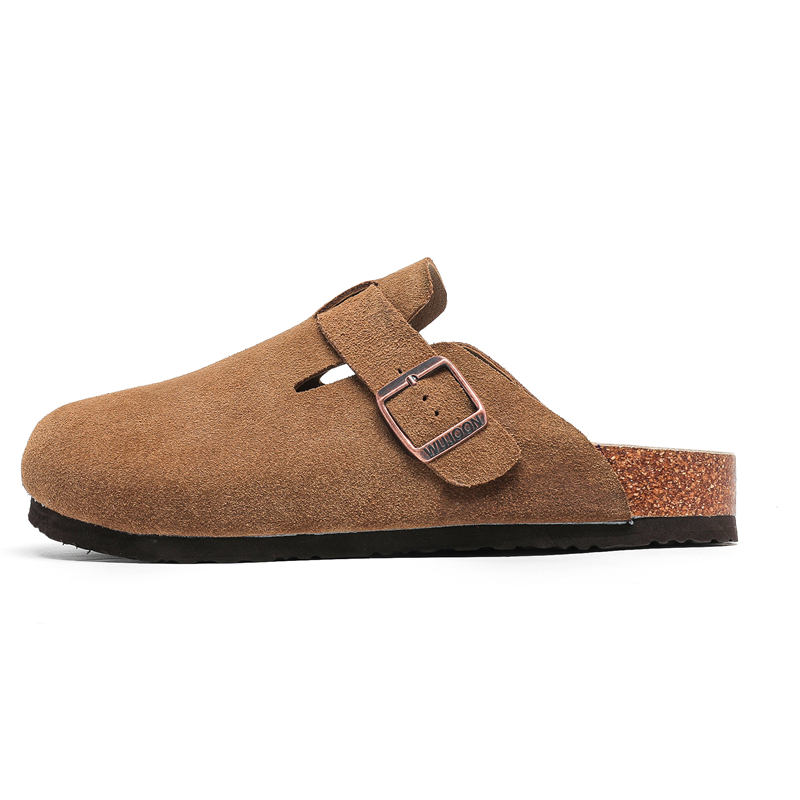 

MUYI Женские закрытые тапочки на резиновой подошве унисекс - хаки, цвет Khaki[Women's]