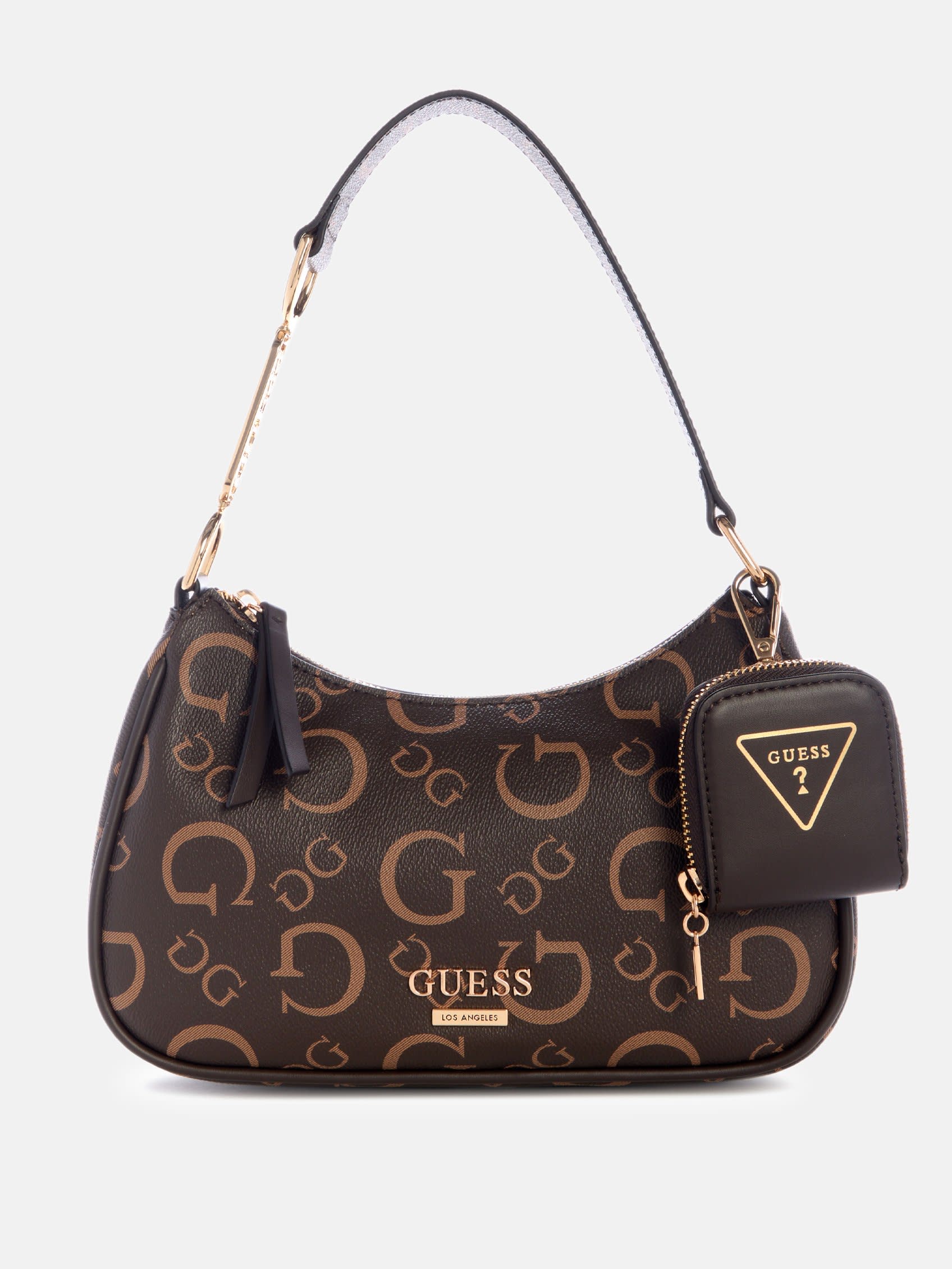 

Сумка Oona Logo через плечо Guess Factory, коричневый
