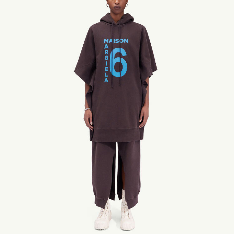 Платье женское Mm6 Maison Margiela Sorrel с короткими рукавами, черный — фото 2