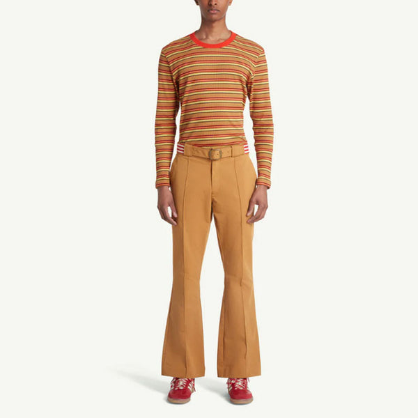 Брюки x wales bonner flare trouser Adidas, коричневый — фото 3