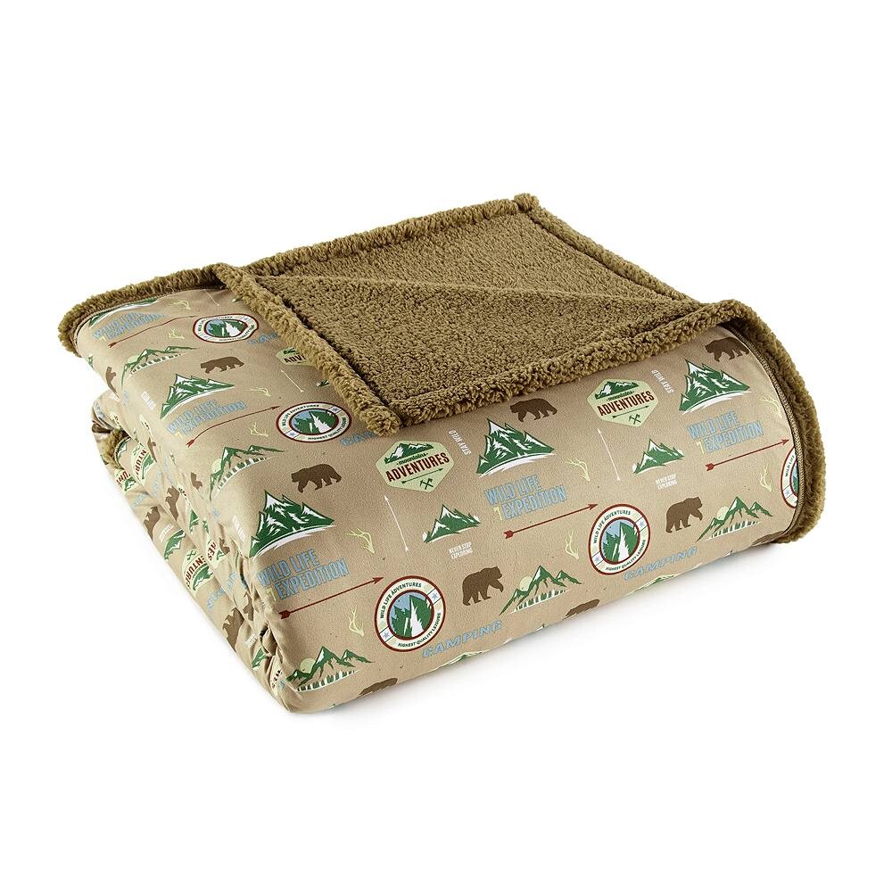

Одеяло Micro Flannel Sherpa, цвет Camping