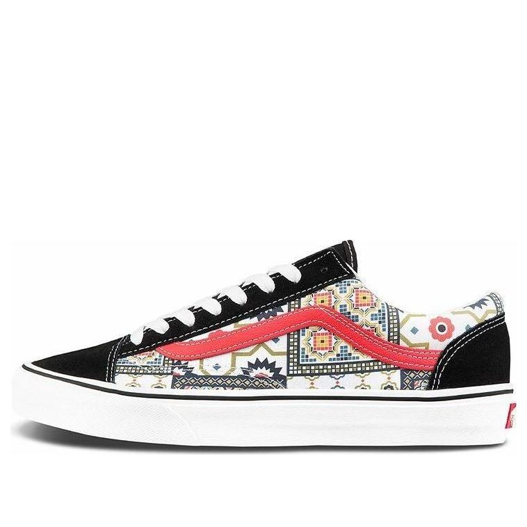 

Кеды Vans Style 36 Moroccan Tile Check Skate Shoes Black/Red, черный