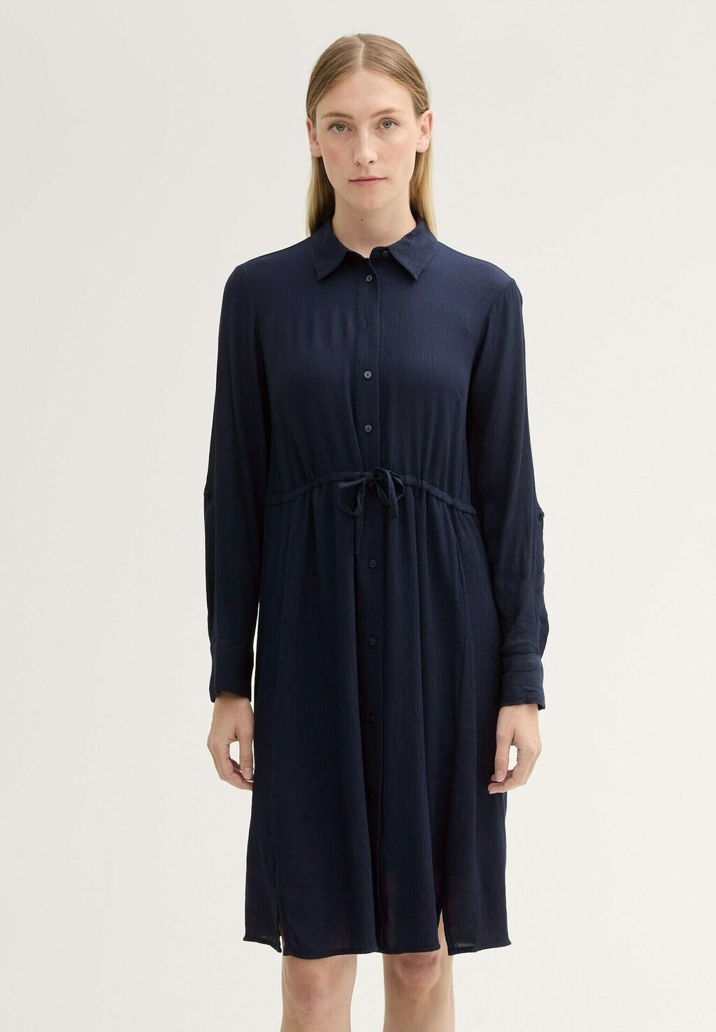 

Платье-рубашка TOM TAILOR, темно-синий