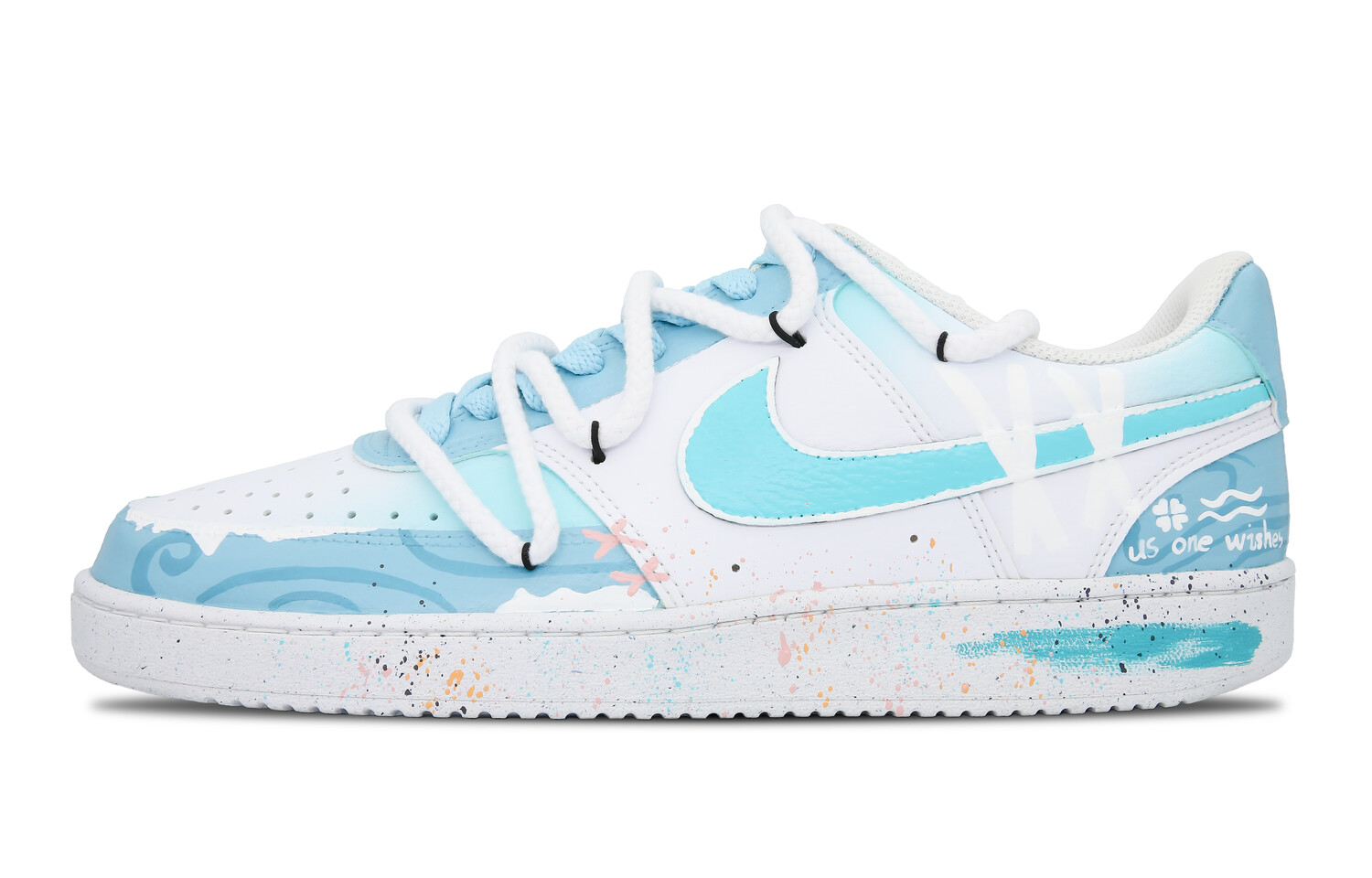 

Кроссовки Nike Court Vision 1 Skateboard Shoes Men Low-Top White