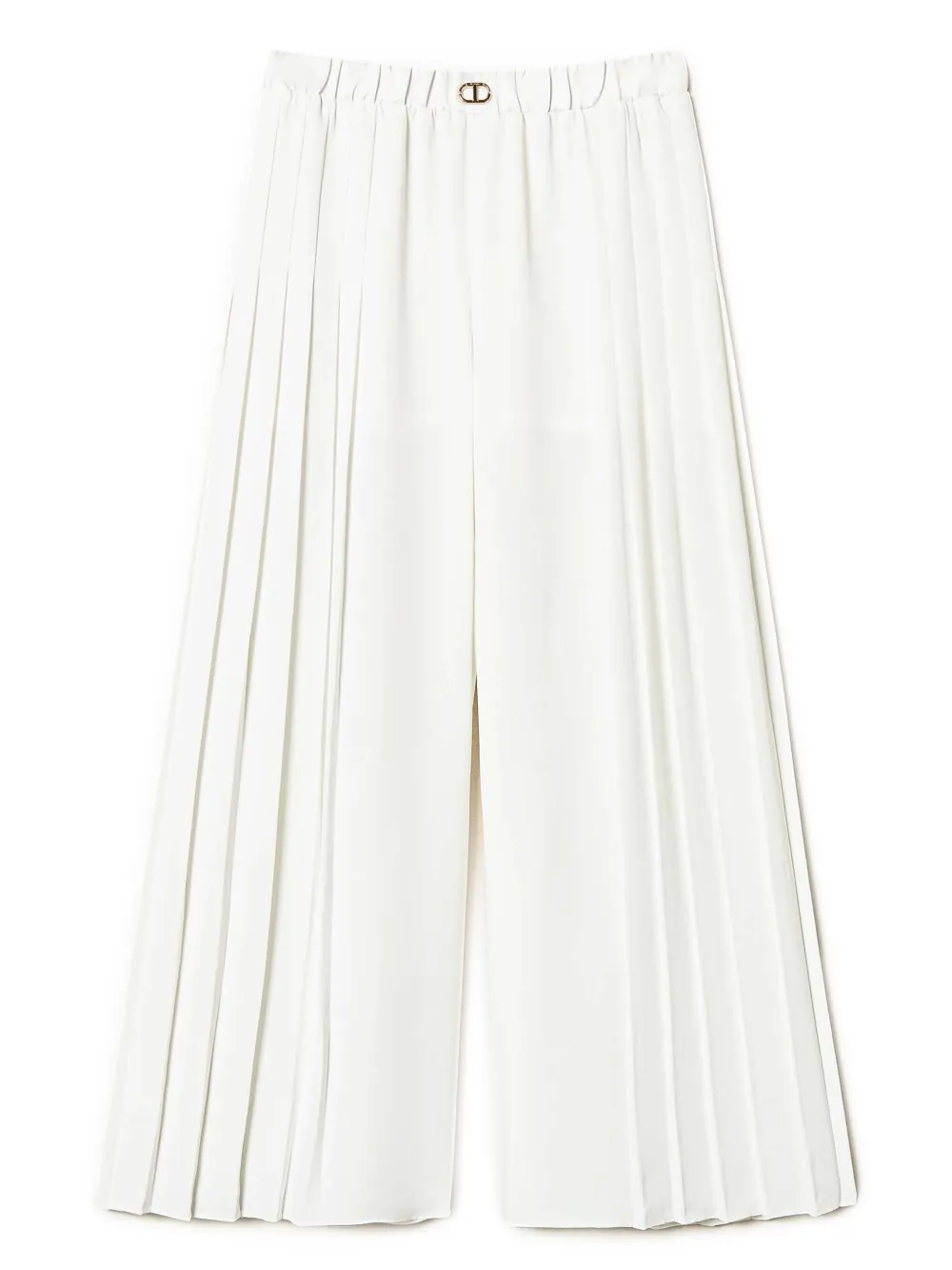 

Плиссированные брюки TWINSET Kids, белый