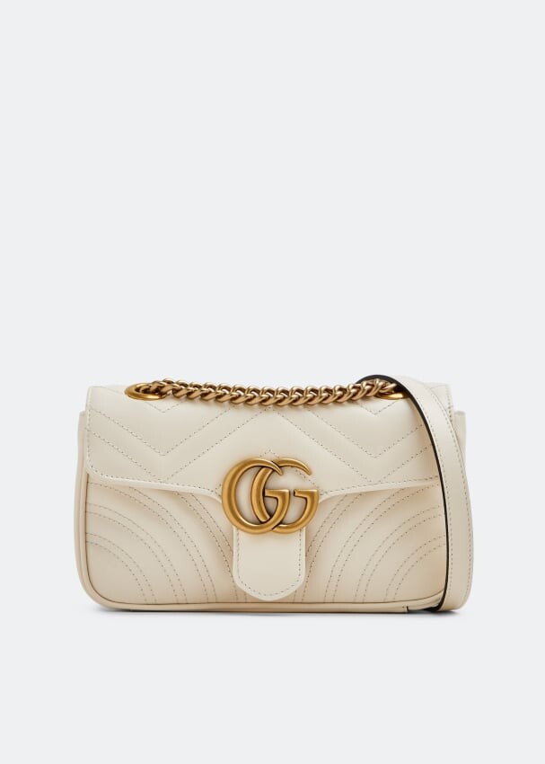 

Сумка через плечо Gucci GG Marmont Mini, белый