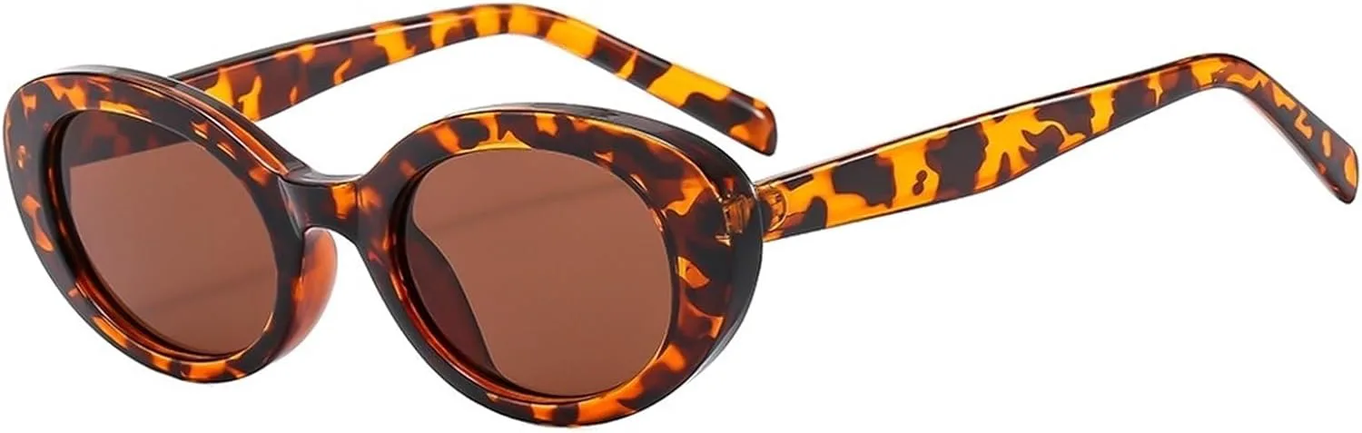 

Модные овальные солнцезащитные очки в маленькой оправе для мужчин и женщин, подходящие для активного отдыха, поездок на работу и фотосессий Generic, Multi-colored