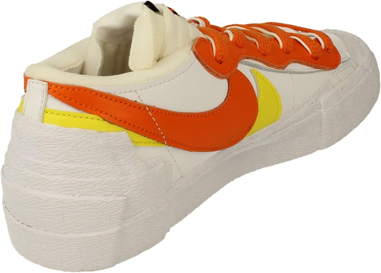 Кроссовки Sacai Blazer Low by Nike - Magma Orange / White, Magma Orange — фото 3