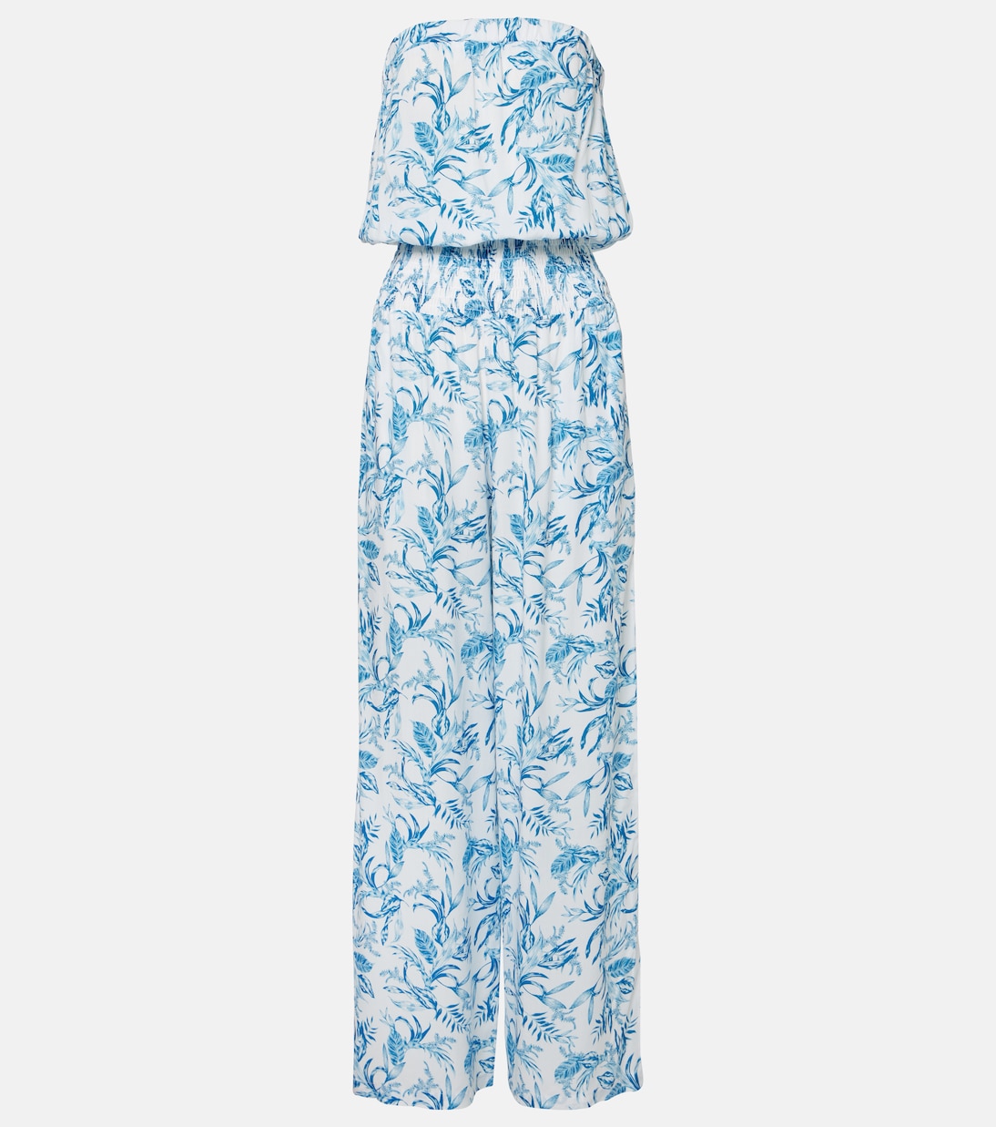 

Хлопковый комбинезон Naomi без бретелек Melissa Odabash, Blue Leaf