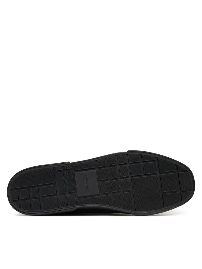 Calvin Klein Тканевые кроссовки Vulc Laceup CV AOP HM0HM02122 черные — фото 4