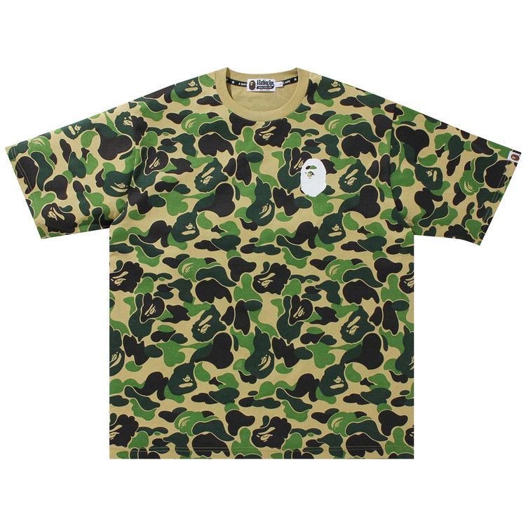

Футболка BAPE Big ABC Camo Ape Head Relaxed Fit Tee, Green