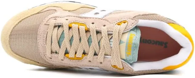 Мужские кроссовки Saucony Shadow 5000 USsneaker, белый/зеленый/бежевый — фото 4