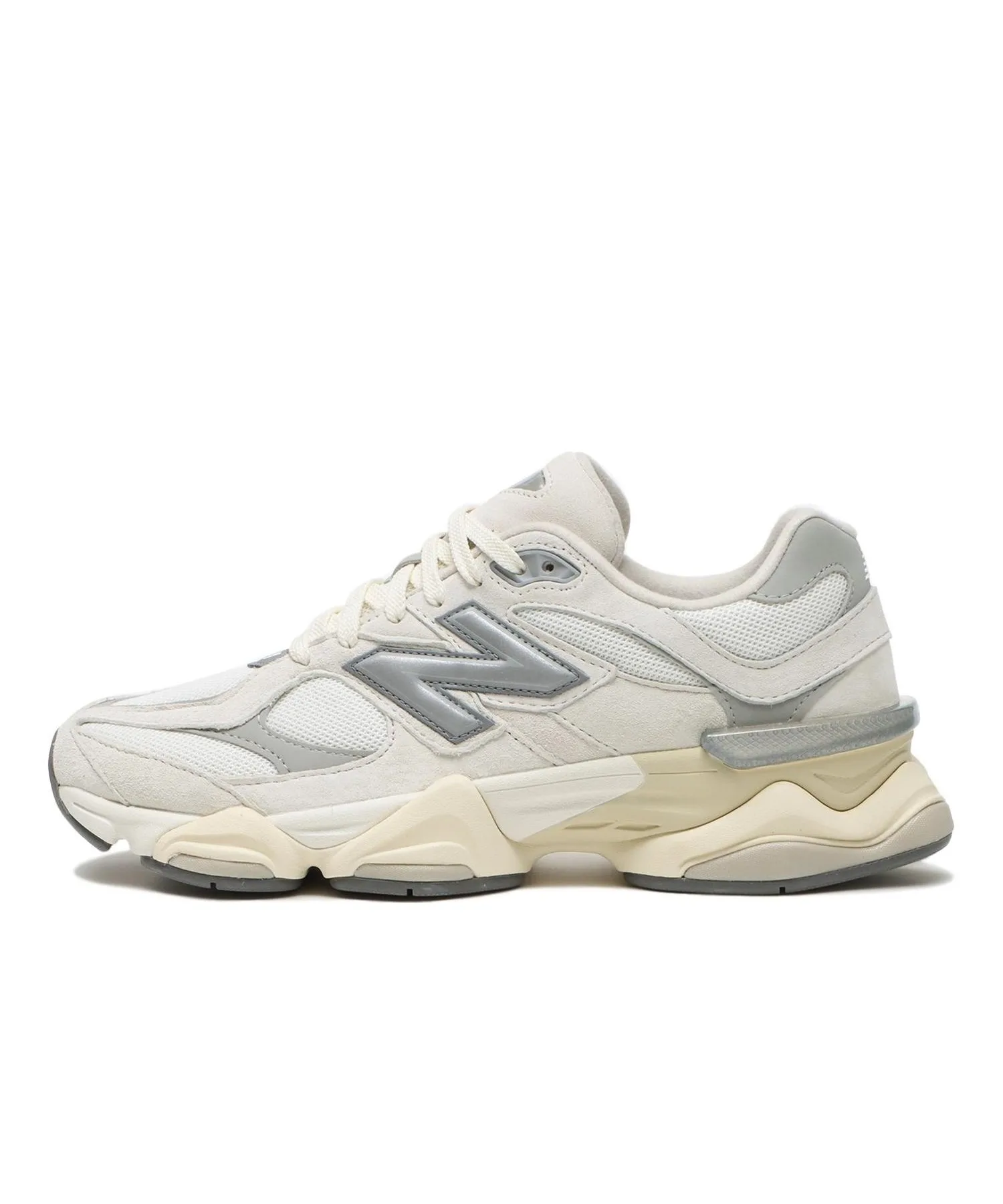 Кроссовки из натуральной кожи и сетки New Balance 9060 U9060ECA белые