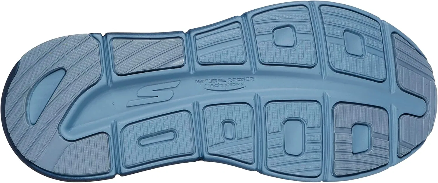 Мужские беговые кроссовки Skechers Max Cushioning Premier Vantage 2.0, Navy Textile Synthetic — фото 4