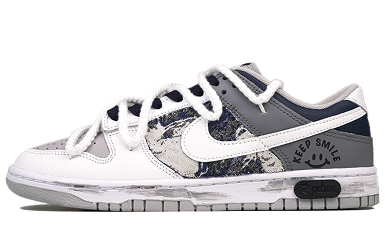 

Кроссовки Nike Dunk Skateboard Shoes Men Low-Top Gray White