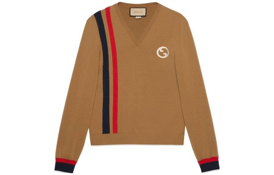 

Трикотаж мужской верблюжий Gucci, коричневый