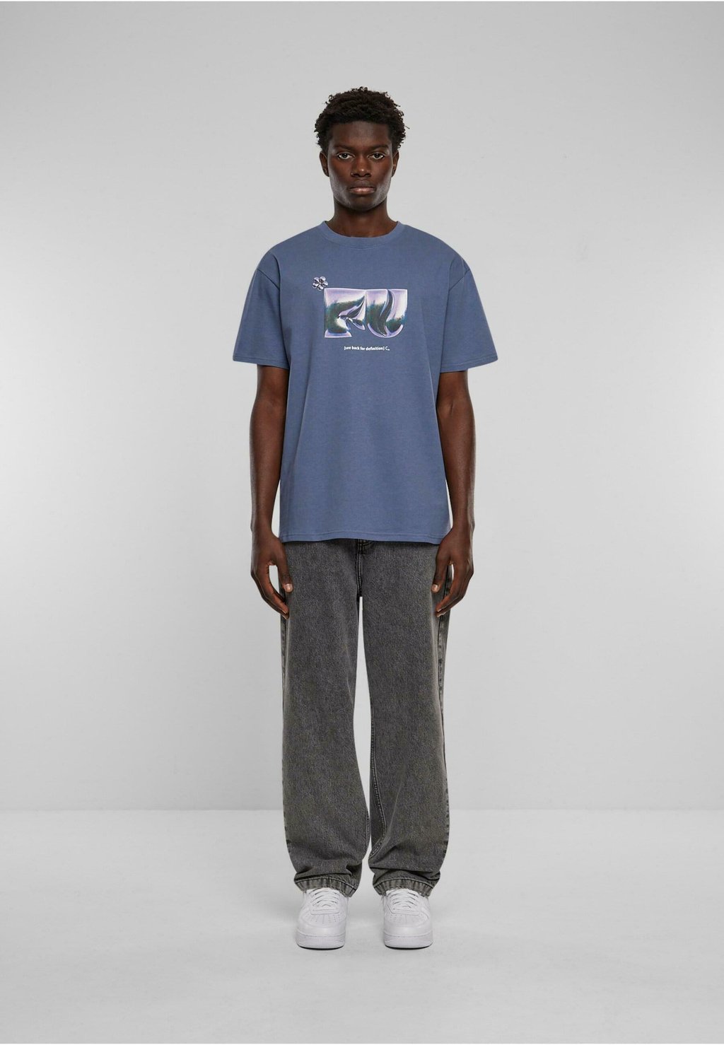 

Футболка с принтом FU HEAVY TEE Upscale by Mister Tee, синий