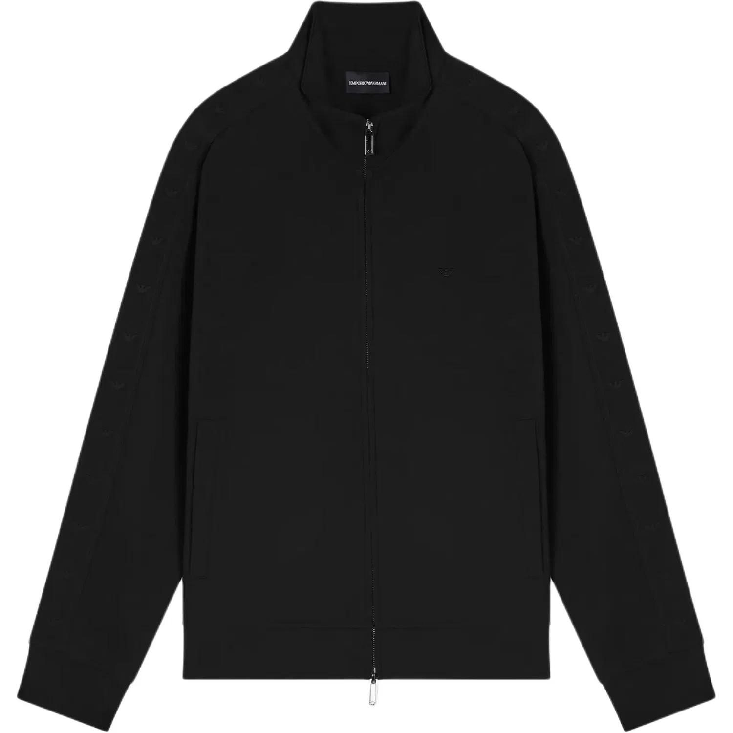 Свитшот на молнии Emporio Armani черный