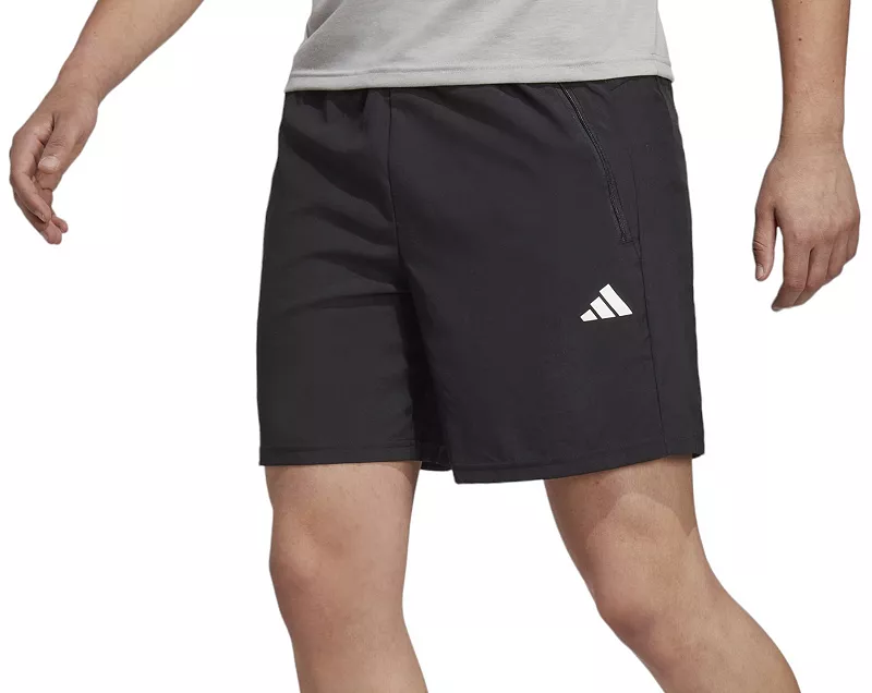 

Мужские тканые шорты Adidas Train Essentials 7 дюймов, черный/белый