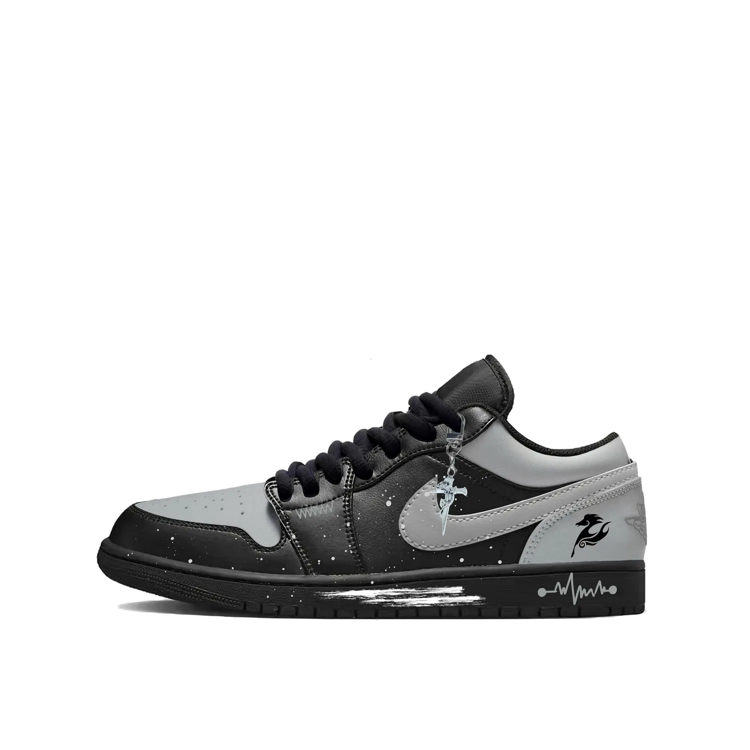 Кроссовки баскетбольные Air 1 Jordan черные