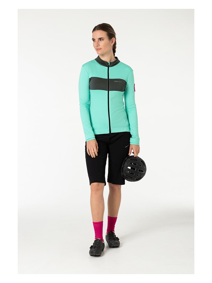 

Лонгслив super.natural Fahrradtrikot Grava, бирюзовый