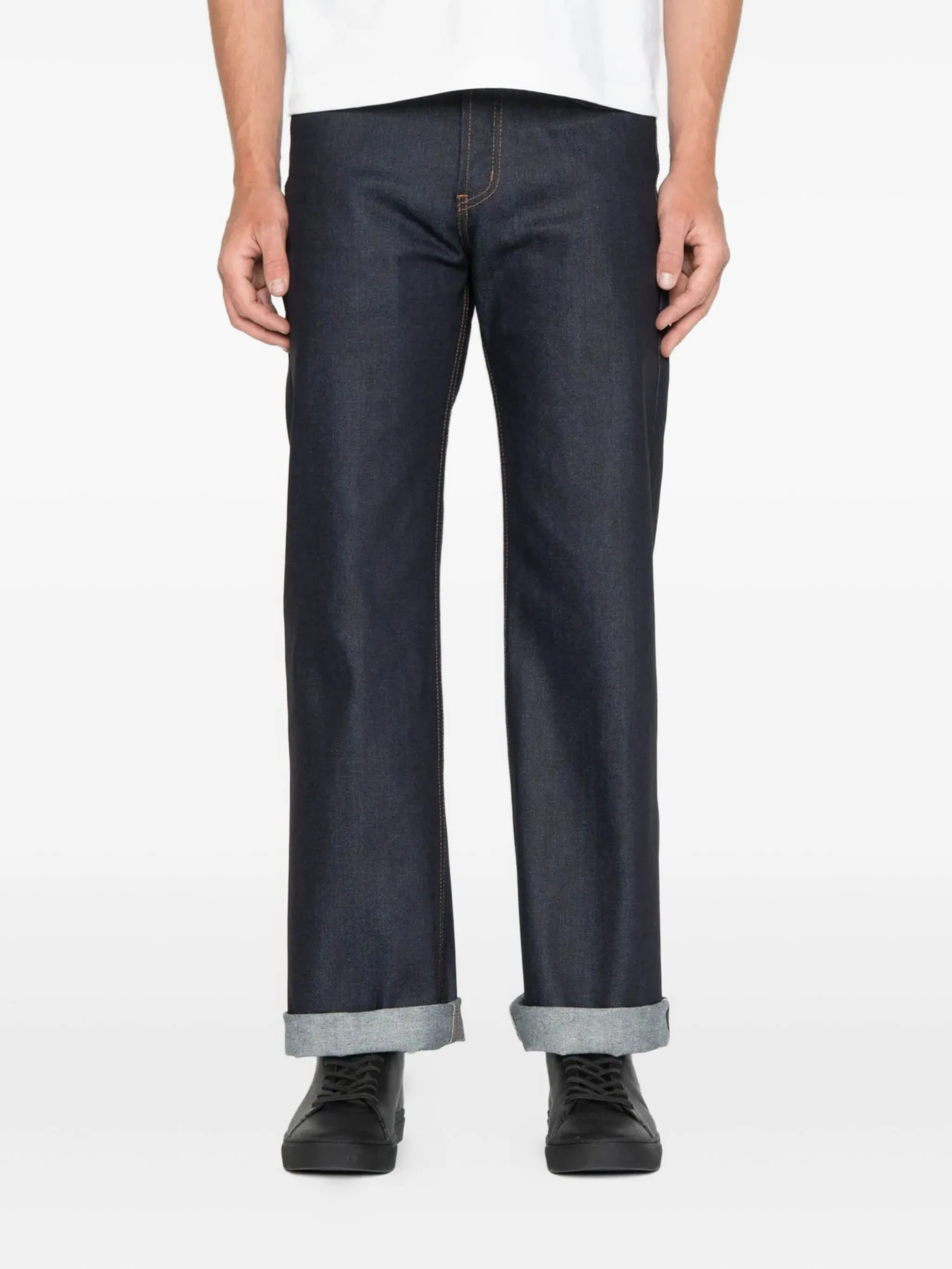 

Джинсы Strong Guy с манжетами Naked And Famous, синий