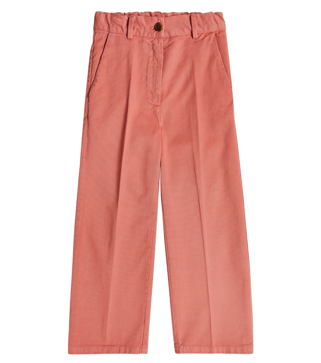 

Хлопковые брюки со складками Morley, розовый