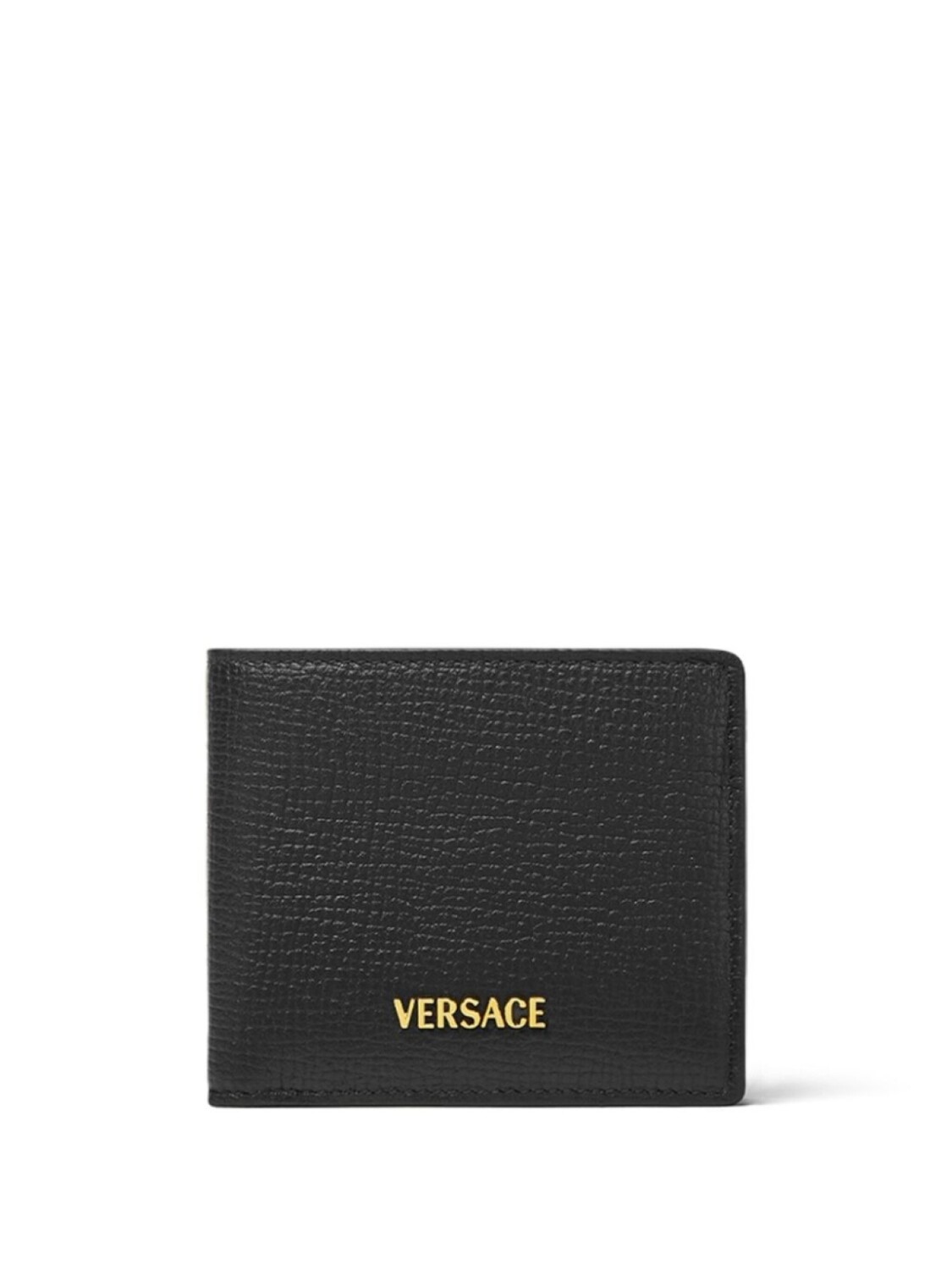 

Кошелек с логотипом и печатью Versace, черный