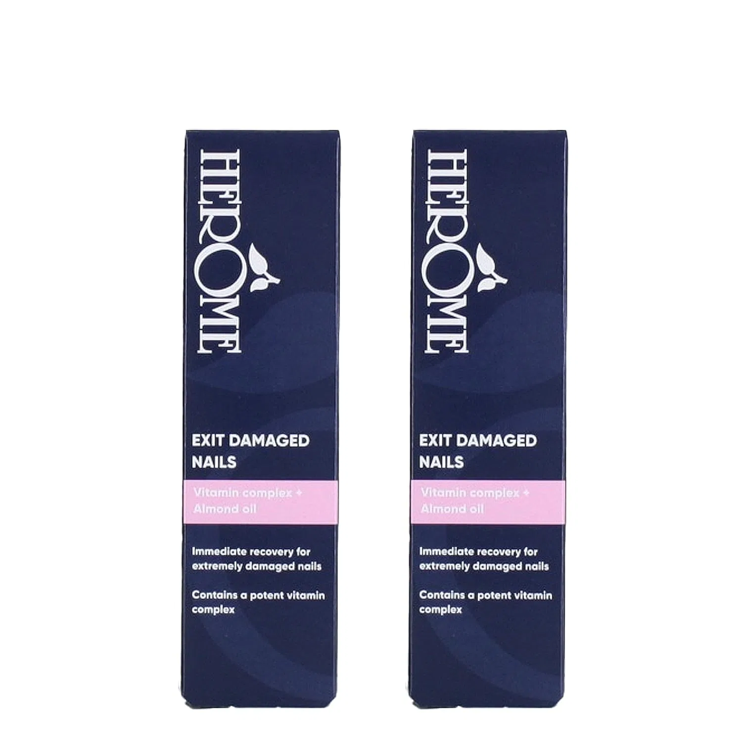 Восстанавливающий лак для ногтей с миндальным маслом «End Extremely Damaged Nail Polish» от Herome, 2 x 7 мл Herome, Pack Of 2 — фото 2