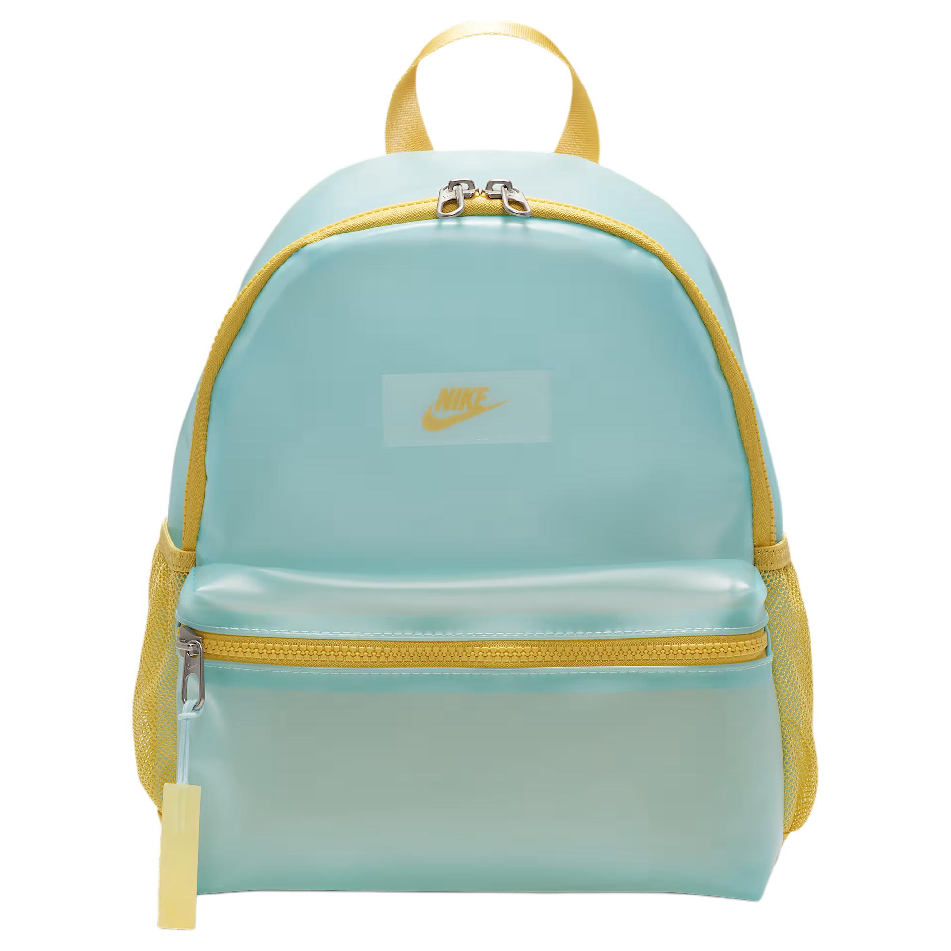 

Nike Бразилия Jdi Мини рюкзак, Glacier Blue & Saturn Gold